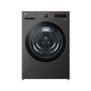 Lavadora Carga Frontal Acero Negro de 23kg LG