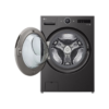 Lavadora Carga Frontal Acero Negro de 23kg LG