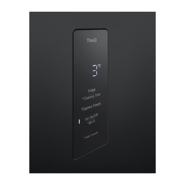 Nevera Top Freezer Negro Mate de 425L LG