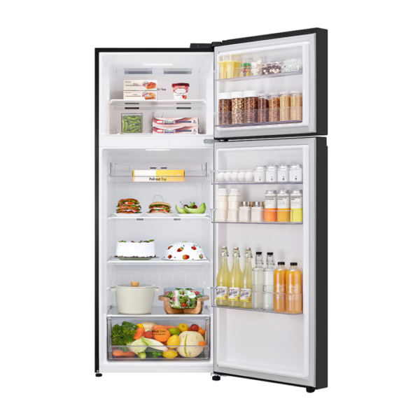 Nevera Top Freezer Acero Negro de 485L LG