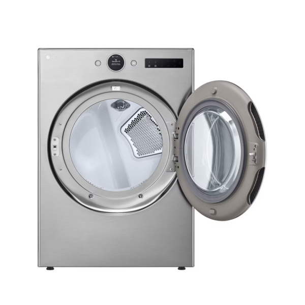 Secadora Eléctrica Gris de Carga Frontal 22 kg LG