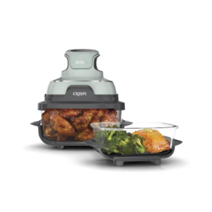 Freidora de Aire Airfryer de Vidrio Crispi 4 en 1 Verde Salvia Ninja