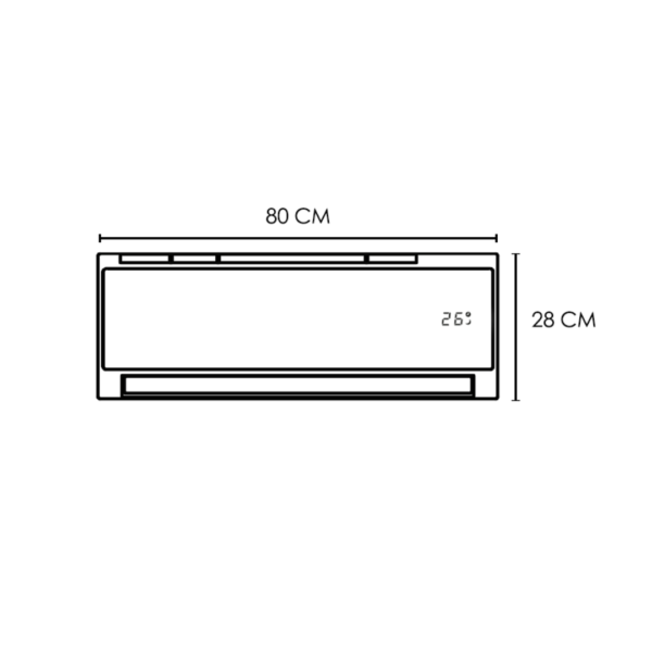 Aire Acondicionado Split Decorativo 12000BTU 220V Vetrux