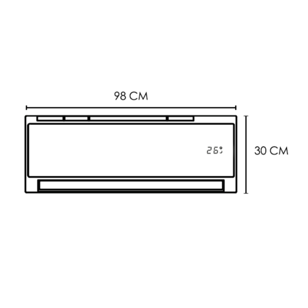 Aire Acondicionado Split Decorativo 18000BTU 220V Vetrux