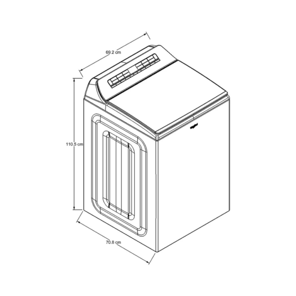 Lavadora Inteligente Gris de 28kg Whirlpool