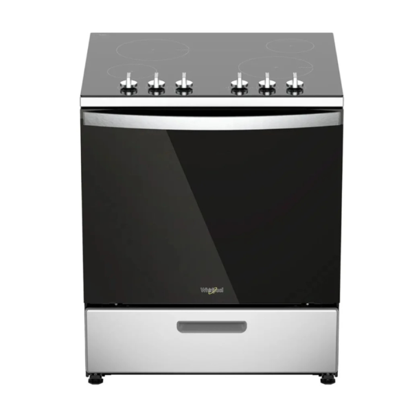 Cocina Eléctrica de Vitrocerámica Negra 30" 76cm Whirlpool