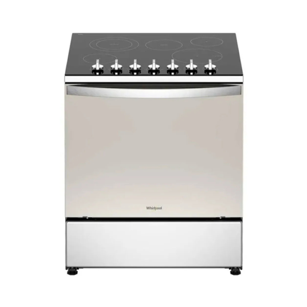 Cocina Eléctrica Plateada Xpert Cooking 30" 75cm  220V Whirlpool