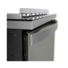 Cocina Eléctrica Plateada Xpert Cooking 30" 75cm  220V Whirlpool