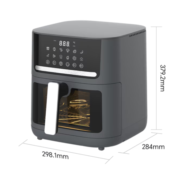 Freidora de Aire Airfryer Kurrypop 7L de 1600W Honor