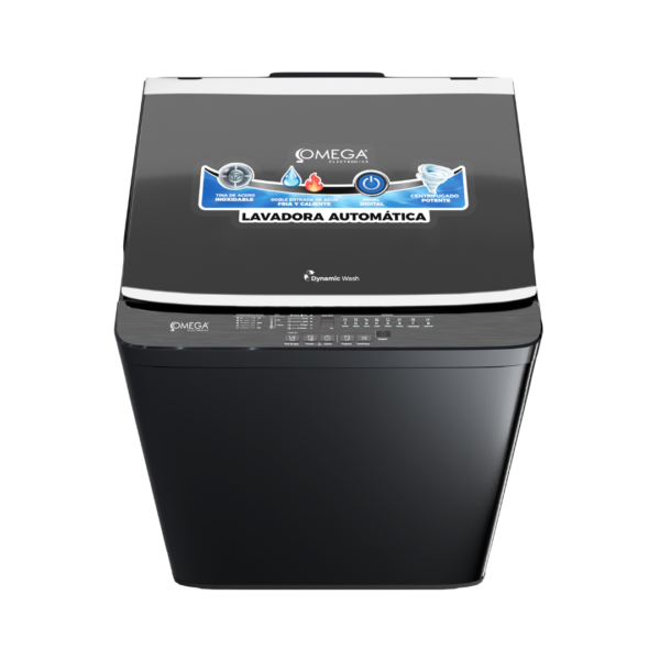 Lavadora Automática Gris de 12kg Omega