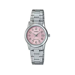Reloj Analógico con Correa de Acero Inoxidable para Dama Casio