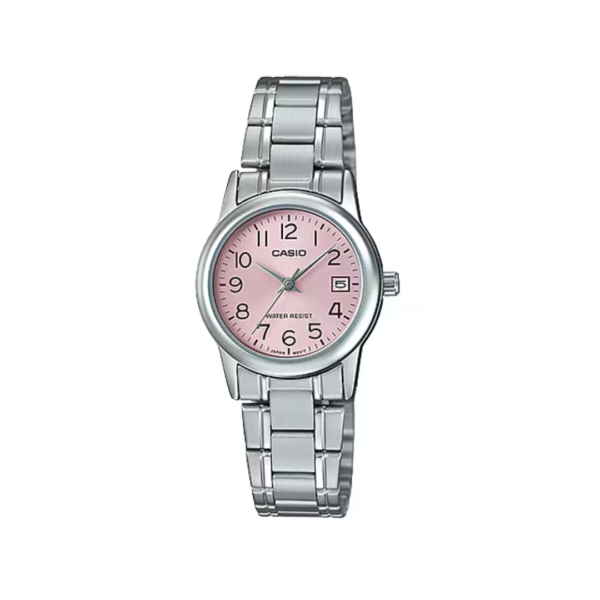 Reloj Analógico con Correa de Acero Inoxidable para Dama Casio