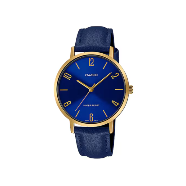 Reloj Analógico con Correa de Cuero Casio