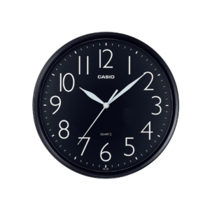 Reloj de Pared Resina Circular Negro Casio