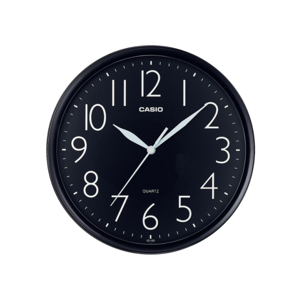 Reloj de Pared Resina Circular Negro Casio