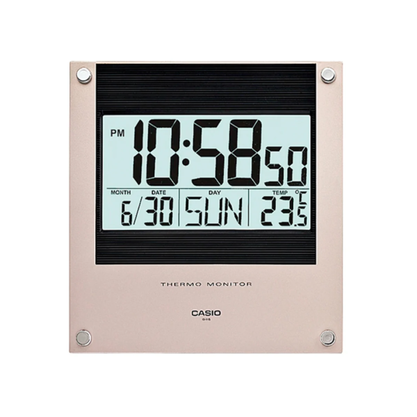 Reloj de Pared con Termómetro Digital Casio