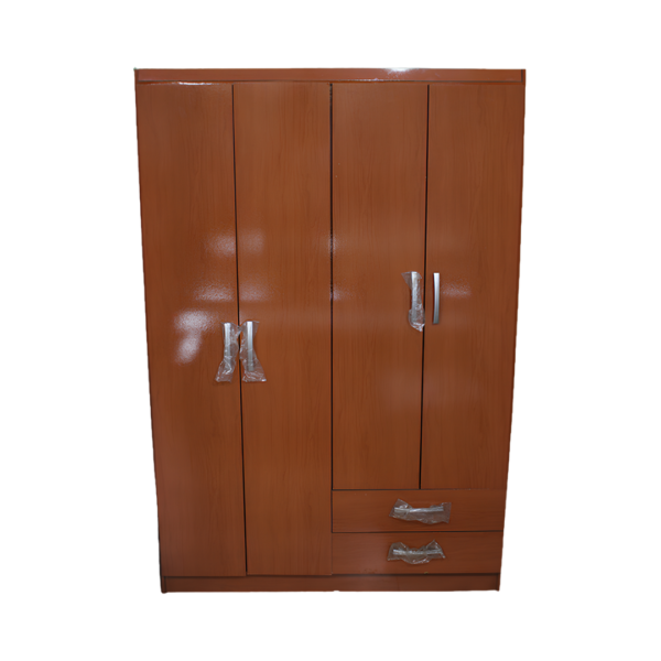 Escaparate Cerezo de 4 Puertas y 2 Gavetas