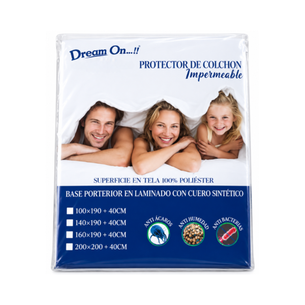 Protector de Colchón Impermeable Individual 100x190 Dream On