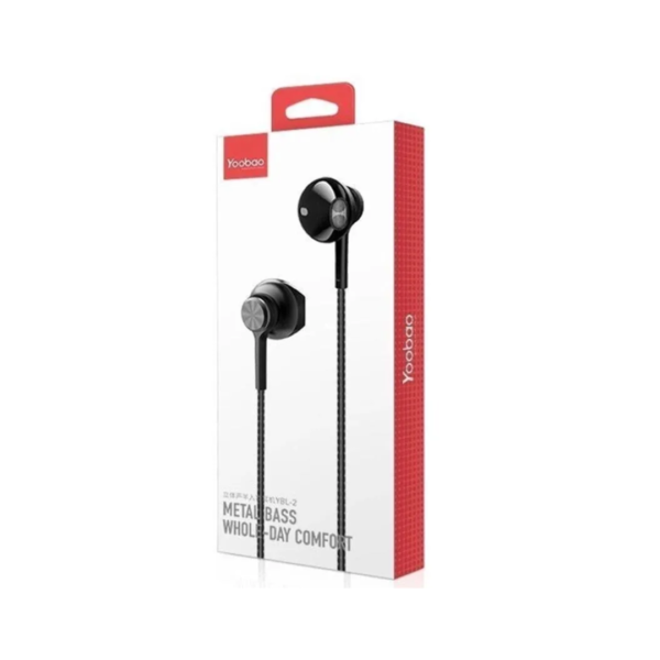 Audífonos Manos Libres de 3,5mm Yoobao