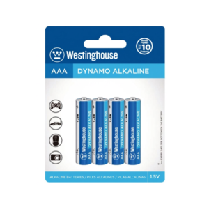 Pilas Alcalinas Dynamo AAA x4 Westinghouse
