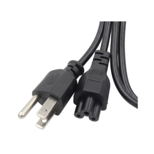 Cable de Corriente Trébol Plano 1.8m Wash