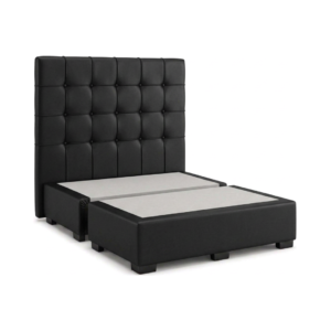 Copete Box Queen Bipiel Negro 160x190 OK