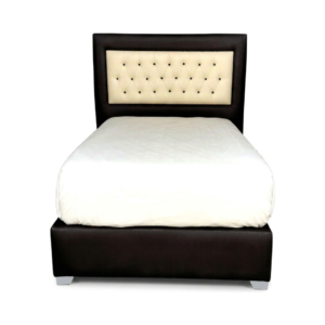 Copete Box Michelle Individual 100x190 Marron/Beige Gasch