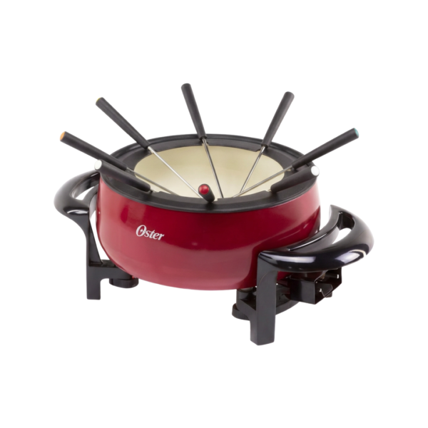 Set Fondue para 8 Personas de Acero Inoxidable Rojo Oster