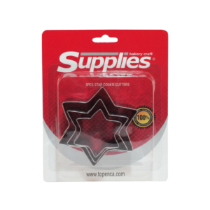 Set de 3 Cortadores de Estrella 10×2cm Aluminio Supplies