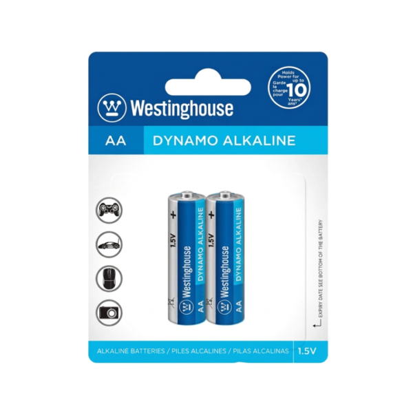 Pilas Alcalinas Dynamo AA x2 Westinghouse