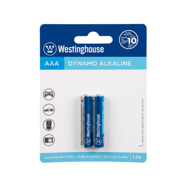 Pilas Alcalinas Dynamo AAA x2 Westinghouse