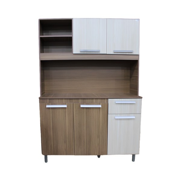 Mueble de Cocina Prado Castaño/Nogal de 5 Puertas y 1 Gaveta
