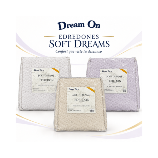 Edredón Soft Dreams Matrimonial 140x190 Dream On