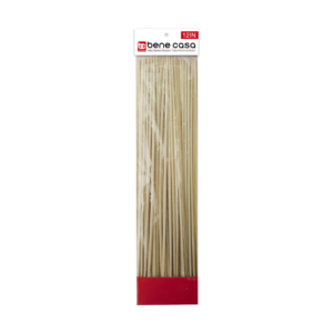 Set de Palillos de Madera para Brochetas de 12" 100 Unidades Benecasa