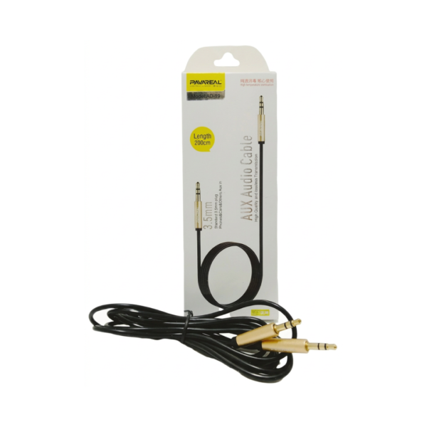Cable Auxiliar de 2m 3,5 a 3,5mm
