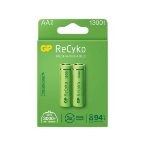 Pilas x2 AA Recargables GP