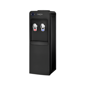 Dispensador de Agua Fría y Caliente Negro Omega