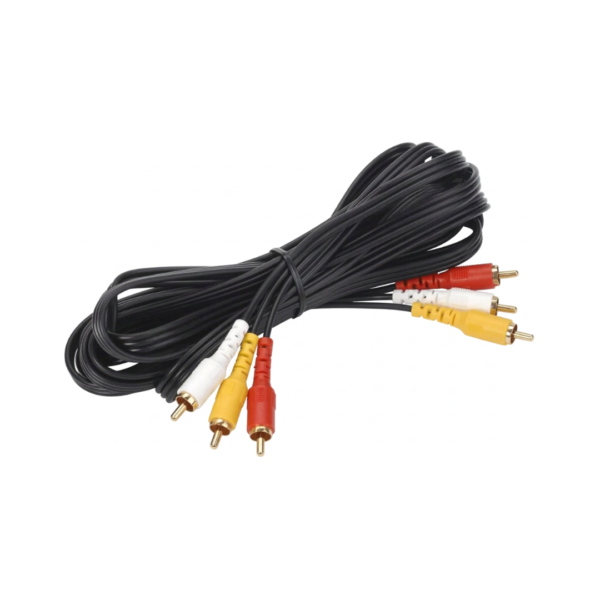 Cable de Audio y Video RCA A RCA de 3m