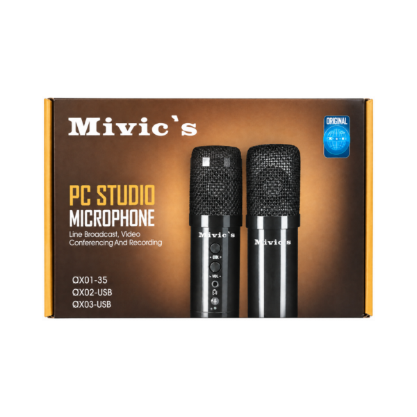 Micrófono PC Studio Gaming Negro Mivic's