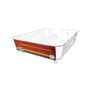 Escurridor de Platos Grande Blanco Alfa Hogar