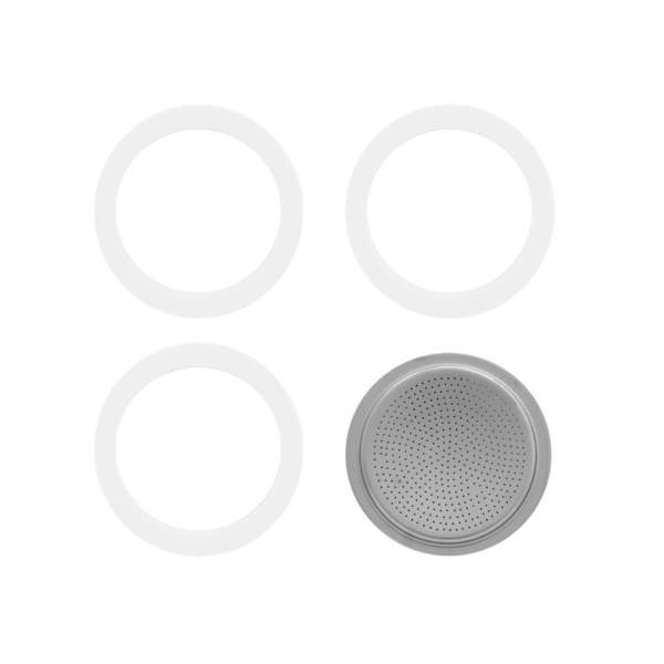 Set de Repuestos 1 Filtro+3 Gomas para 9T Bialetti