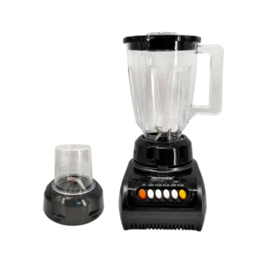 Licuadora con Picatodo Vaso Vidrio Negro Homestart