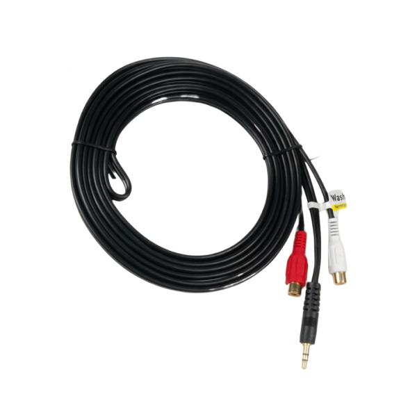 Cable 3.5-2XRCA de 3m Wash