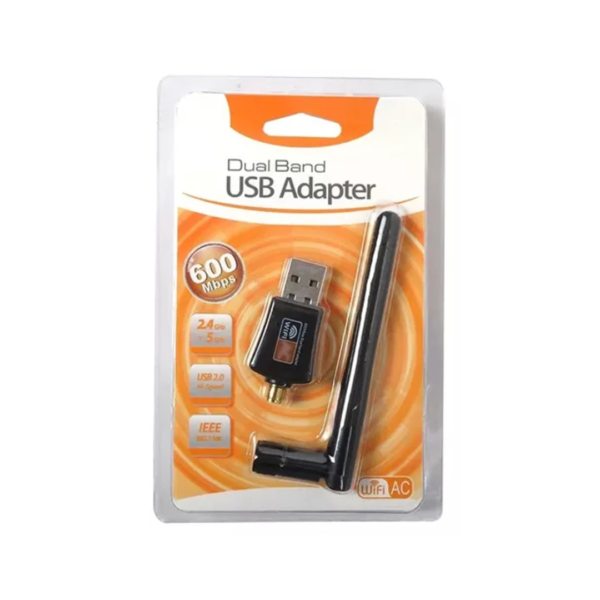 Antena Receptora Wi-Fi USB 600MBPS
