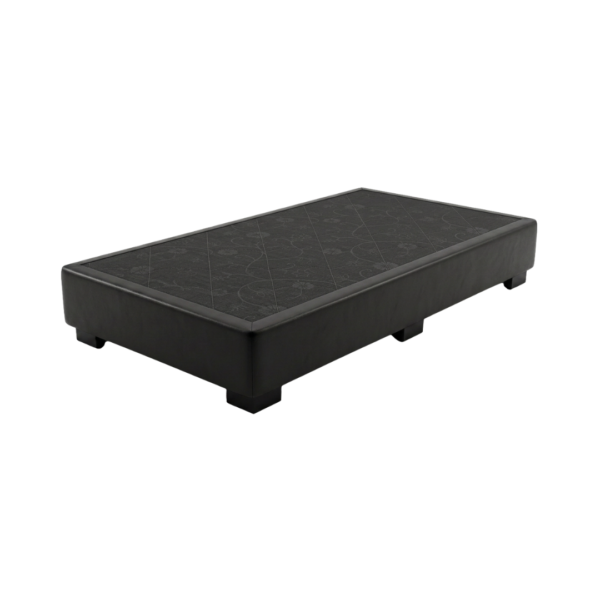 Box Individual 100x190 Negro Quilters