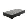 Box Individual 100x190 Negro Quilters