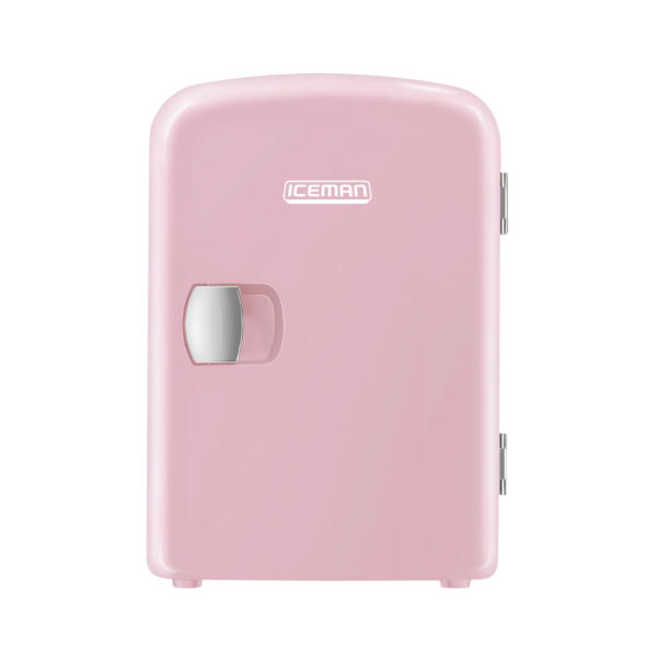 Mini Refrigerador Portátil Rosado Iceman