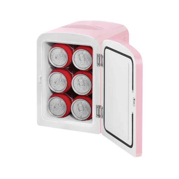Mini Refrigerador Portátil Rosado Iceman