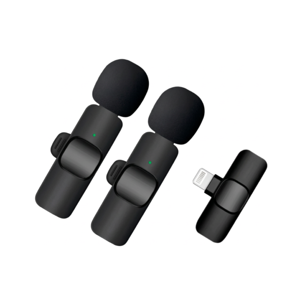 Kit de 2 Micrófonos Inalámbricos para Iphone