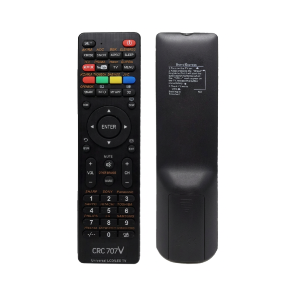 Control Remoto Universal para TV CRC707V